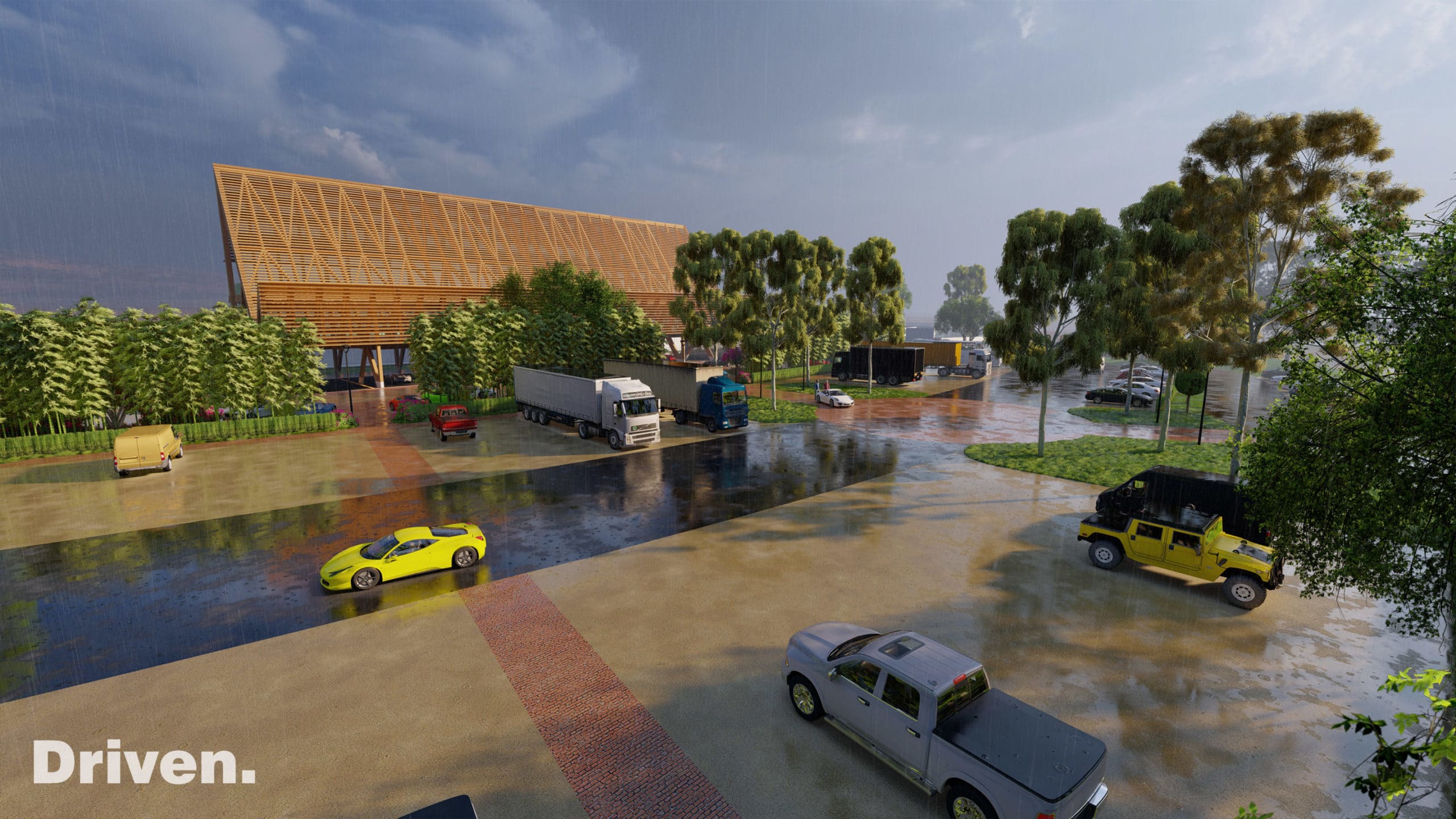 Nanoli Speedway Paddock Monsoon