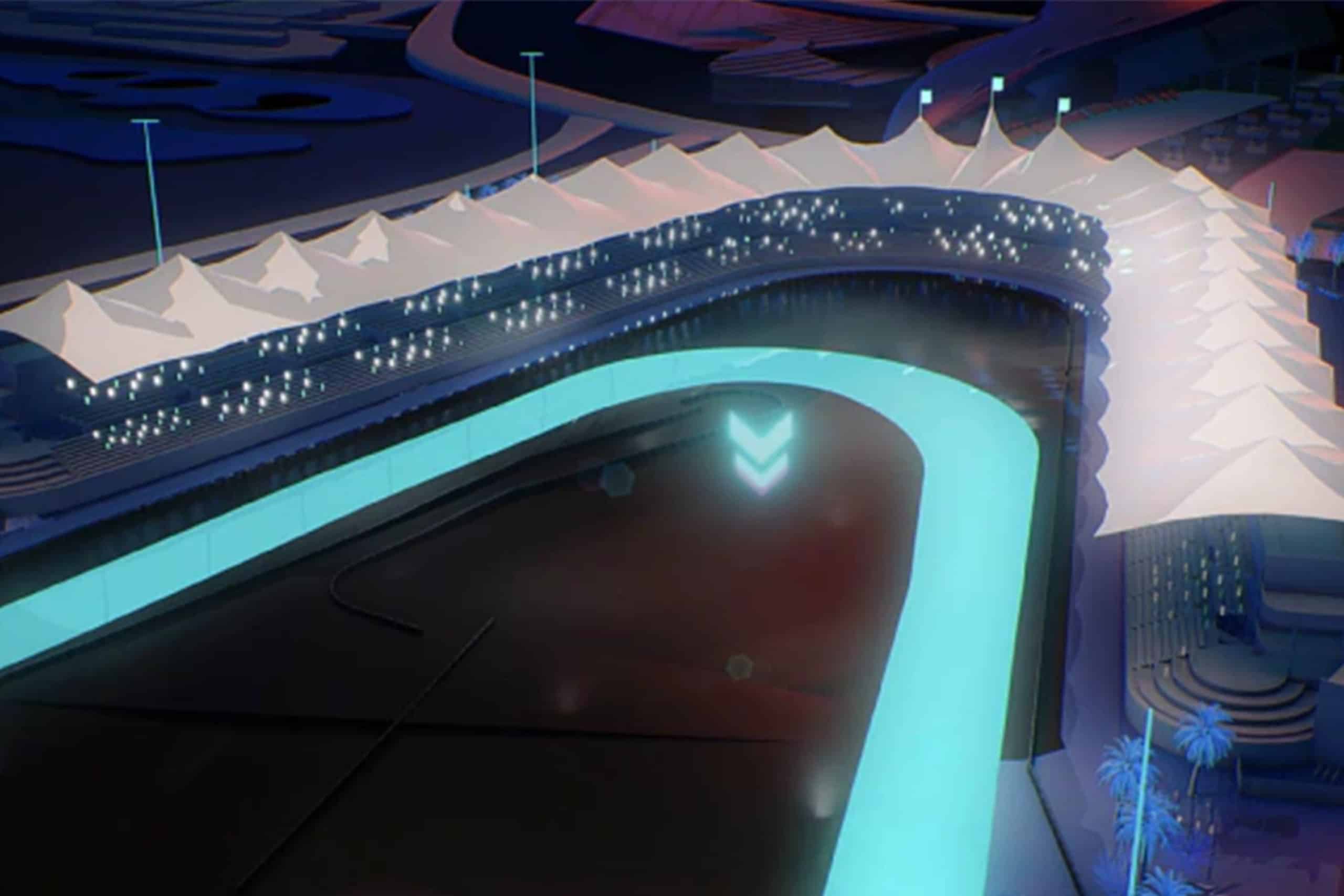 Yas Marina Circuit UAE 2021 Upgrades ADMM Visualisation Stadium