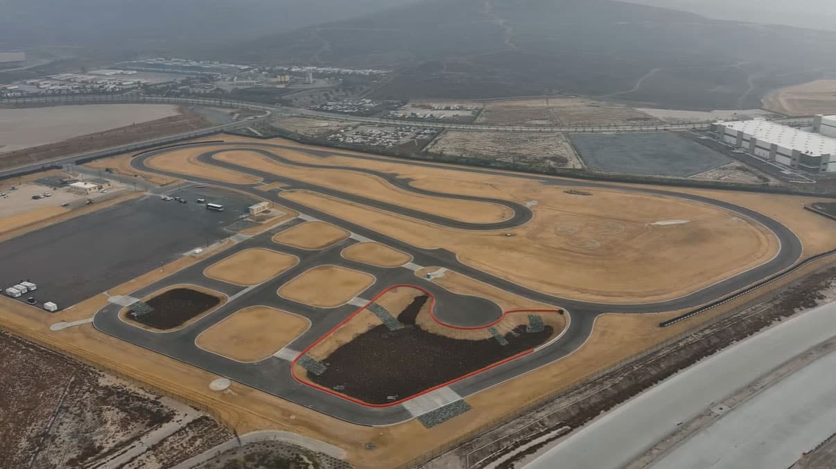EVOC San Diego drone site tracks