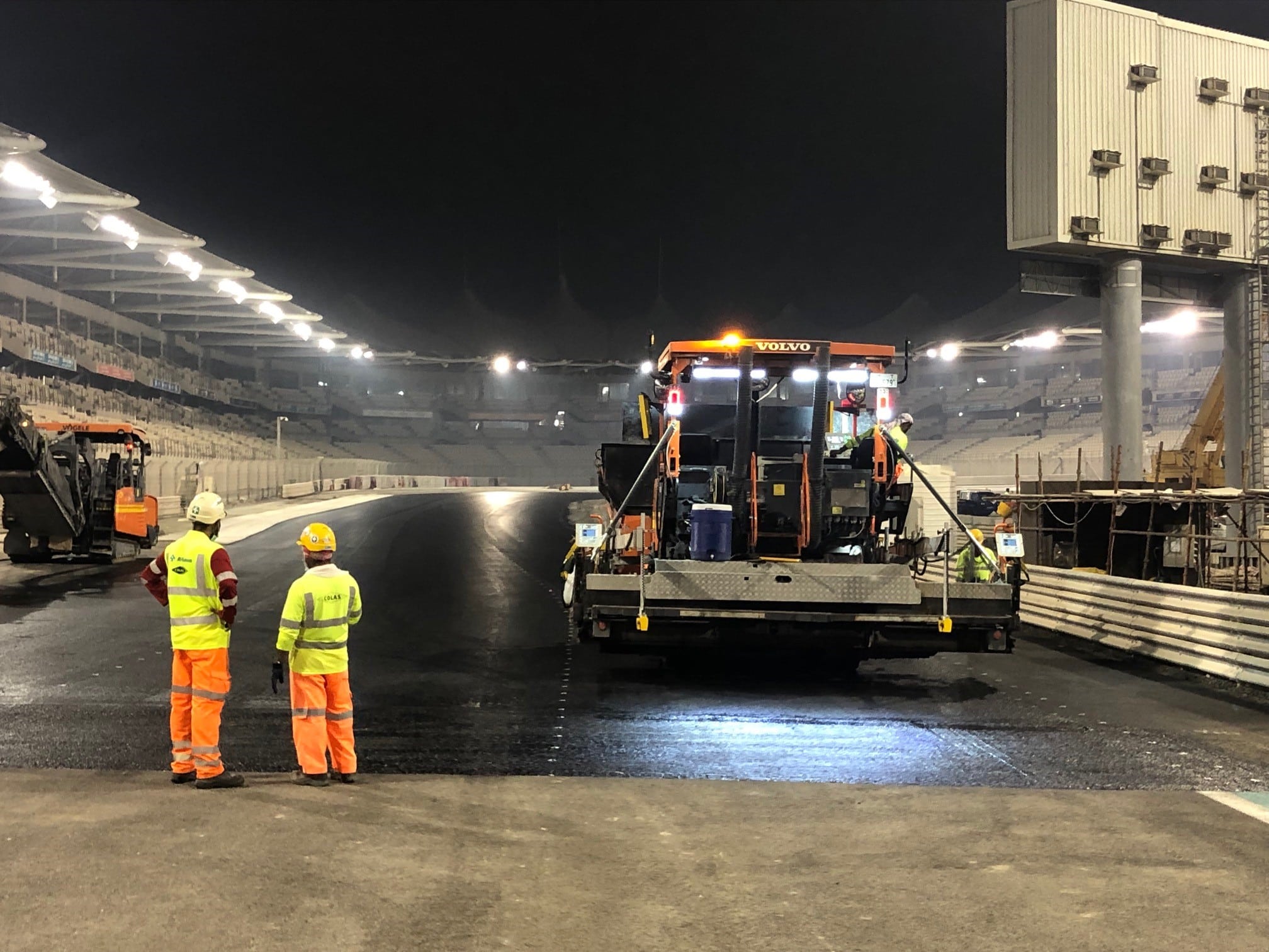 race track resurfacing