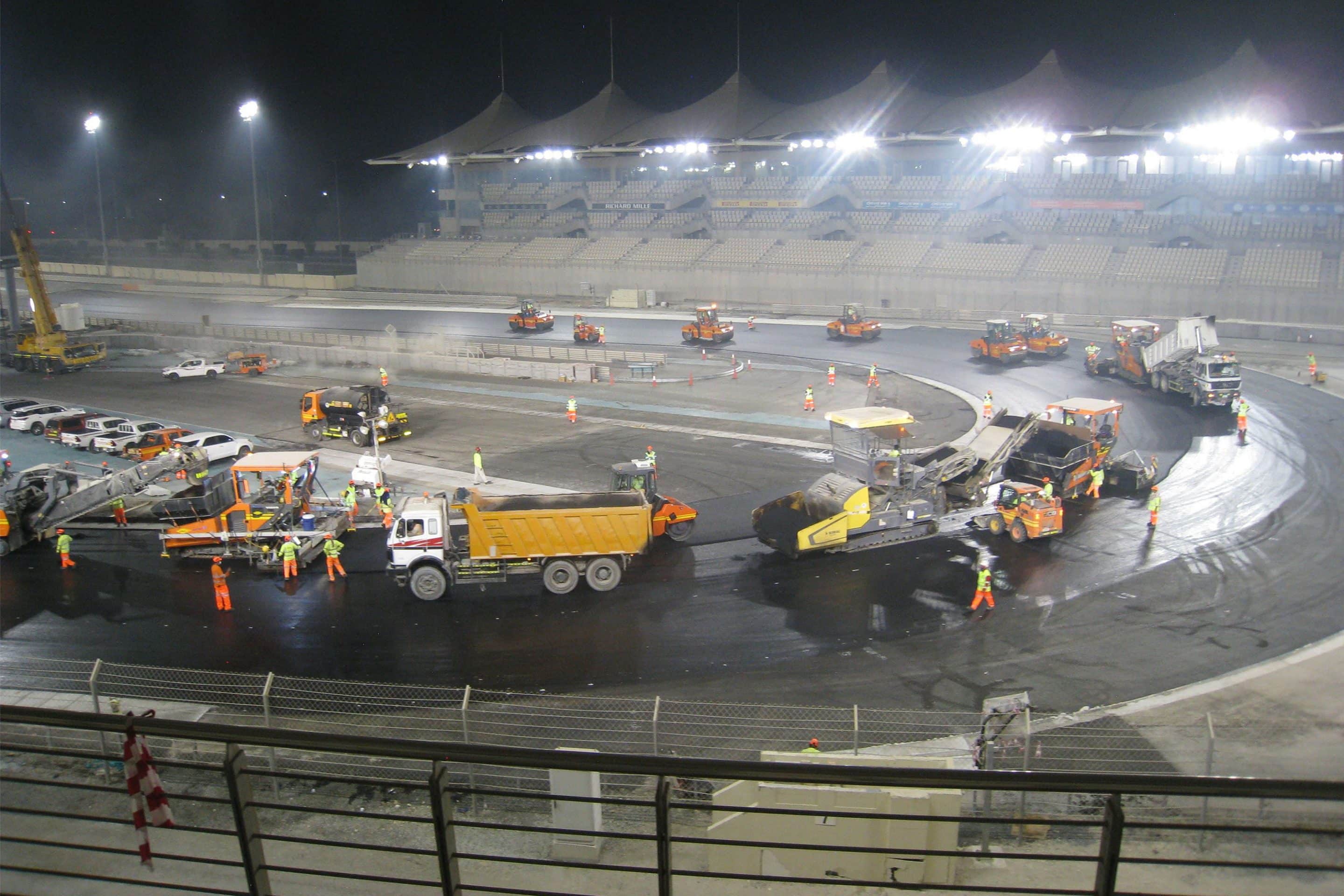 race track maintenance